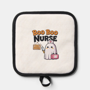 Boo Boo Nurse On Duty Classic T-Shirt Pot Holder