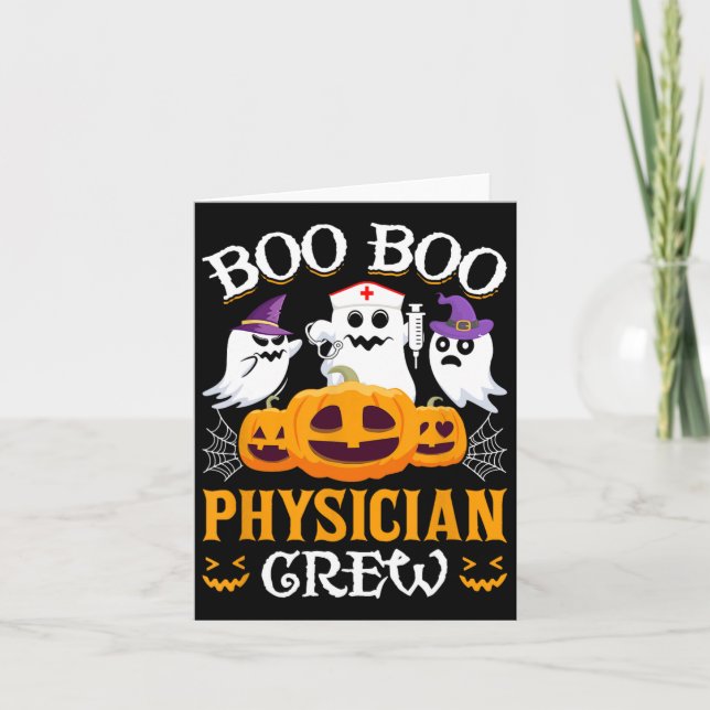 Boo Boo Physician Crew  Card (Front)