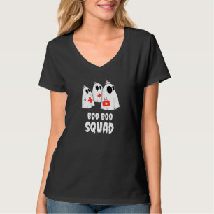 Boo Boo Squad Ghost Nurse Halloween T-Shirt