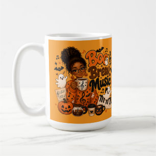 Boo Brew Music Teacher Orange Halloween Mug