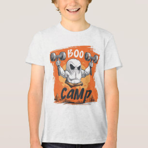 Boo Camp Funny Halloween Fitness T-Shirt Tri-Blend Shirt