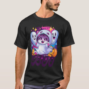 Boo cat ghost T-Shirt