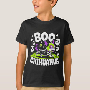 Boo Chihuahua Dog - Creepy Cute Dog Halloween T-Shirt