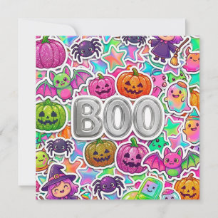 BOO Children's Halloween Invitation
