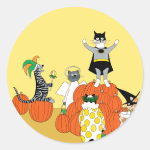Boo! Classic Round Sticker