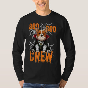 Boo Corgi Vampire Crew Halloween T-Shirt