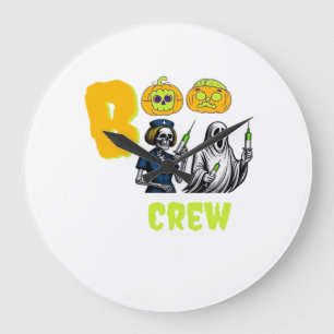 Boo Crew Classic T-Shirt Large Clock