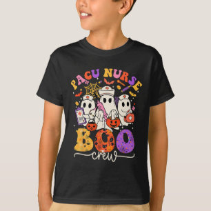 Boo Crew Costume Funny Nurse Ghost Halloween T-Shirt