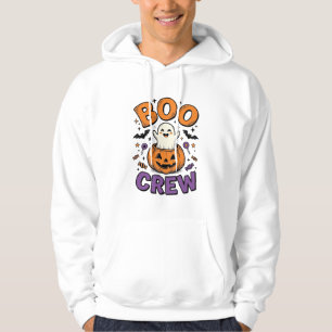 Boo Crew Cute Ghost Pumpkin Halloween Shirt Design