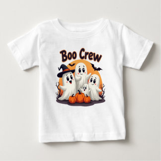 Boo Crew Cute Halloween Ghost Family Baby T-Shirt