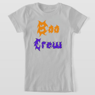 Boo Crew Cute Halloween Kids Typography Design 👻 T-Shirt