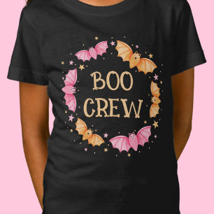 Boo Crew Cute Pastel Halloween  T-Shirt