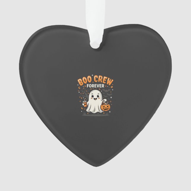 Boo Crew Forever Halloween Ghost Design_1 Ornament (Front)