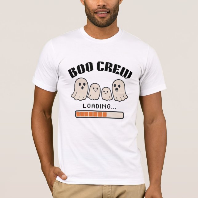 Boo Crew – Funny Cute Ghost Family Halloween T-Shirt (Front)