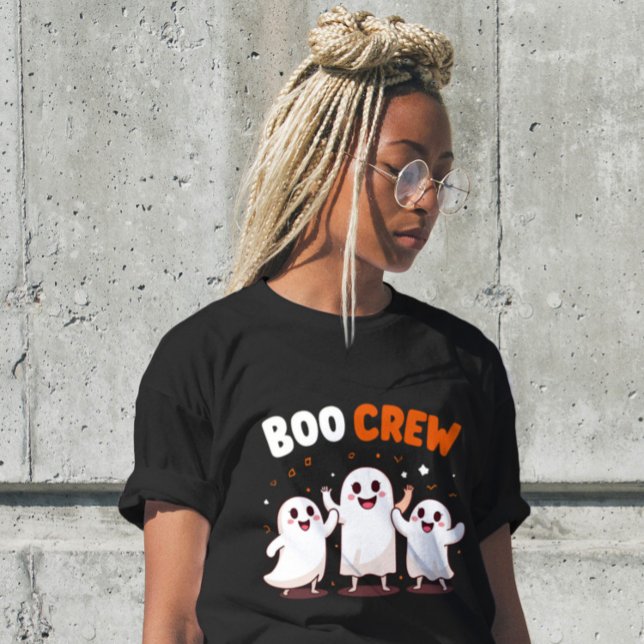 Boo Crew  Funny Cute Halloween Womens Tshirts (Creator Uploaded)