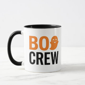 Boo Crew Funny Ghost Halloween Matching Group Mug