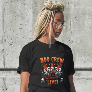Boo Crew Funny T Rex Retriever Vintage Tee