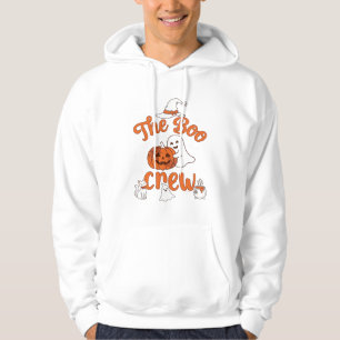 Boo Crew Ghost Pumpkin White Cat Witch Hat Hoodie