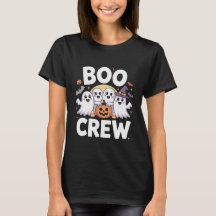 Boo Crew Ghosts Pumpkin Spooky Halloween Squad