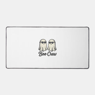 Boo Crew Ghosts Vintage Halloween Shirt Design_1 Desk Mat