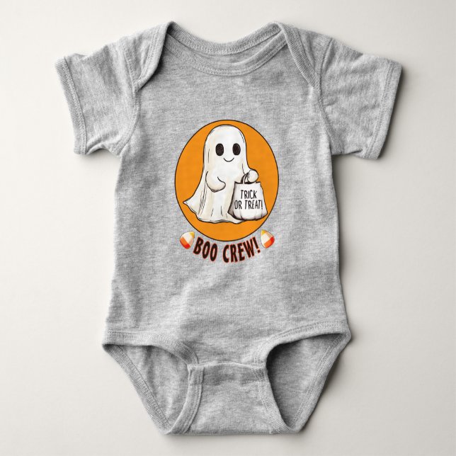 Boo Crew! Halloween baby bodysuit (Front)