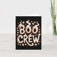 Boo Crew Halloween Coffee Cappuccino Espresso Rist