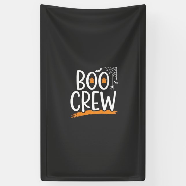 Boo Crew Halloween Ghost Design_1 Banner (Vertical)