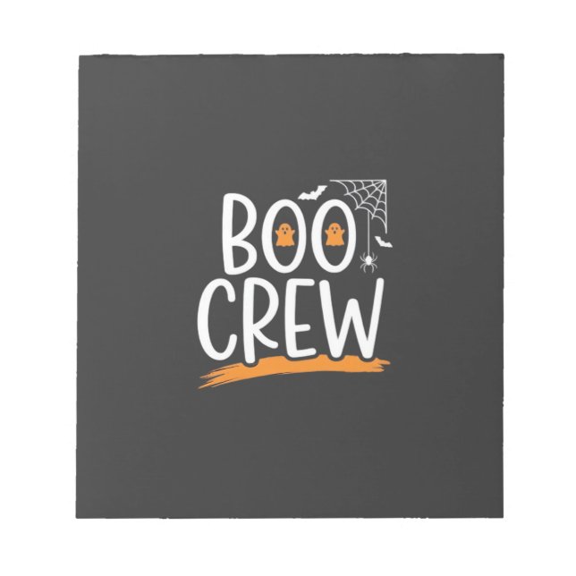 Boo Crew Halloween Ghost Design_1 Notepad (Front)