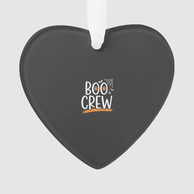 Boo Crew Halloween Ghost Design_1 Ornament (Front)
