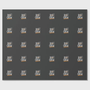 Boo Crew Halloween Ghost Design_1 Wrapping Paper