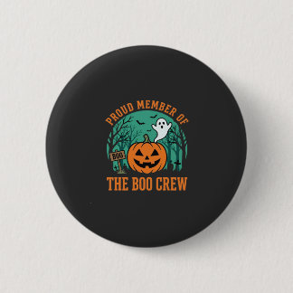 Boo Crew Halloween Ghost Pumpkin Design_1 6 Cm Round Badge