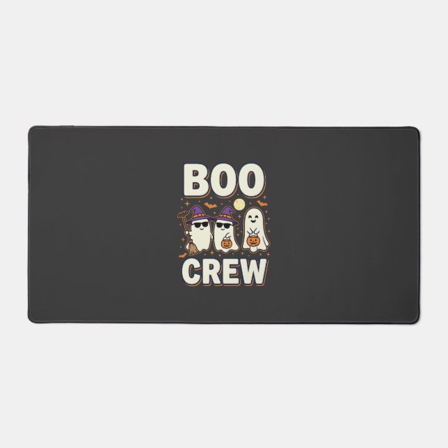 Boo Crew Halloween Ghosts Vector Design_1 Desk Mat (Front)
