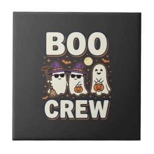 Boo Crew Halloween Ghosts Vector Design_1 Tile