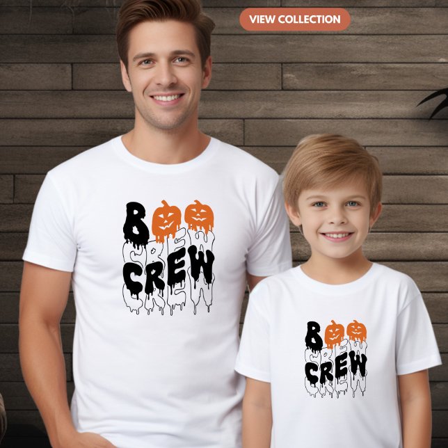 Boo Crew Halloween Matching Family Boys T-Shirt (Creator Uploaded)