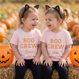 Boo Crew Kids Name Family Matching Halloween