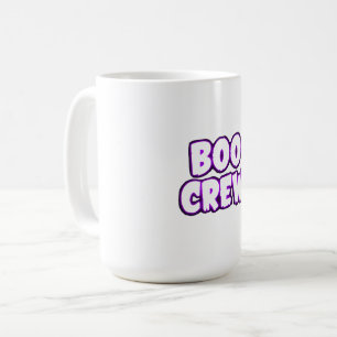 Boo Crew Neon Purple Contour Halloween Party T-Shi Coffee Mug