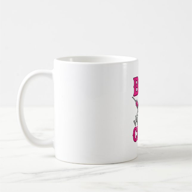 Boo Crew Nurse Ghost Halloween Coffee Mug (Left)