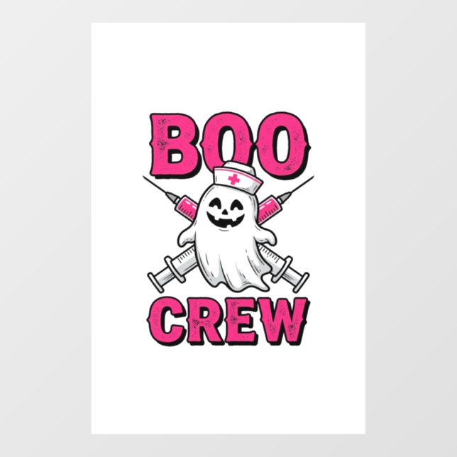 Boo Crew Nurse Ghost Halloween Vector Design_1 (Sheet)