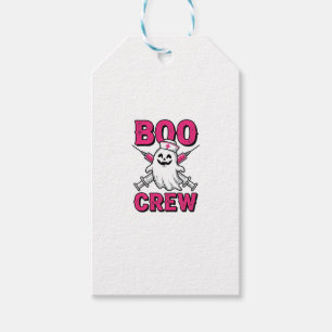 Boo Crew Nurse Ghost Halloween Vector Design_1 Gift Tags