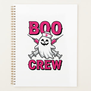 Boo Crew Nurse Ghost Halloween Vector Design_1 Planner