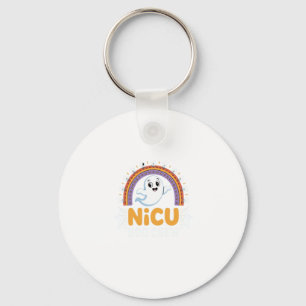 Boo Crew Nurse Halloween for Nurses Ghost Essentia Key Ring