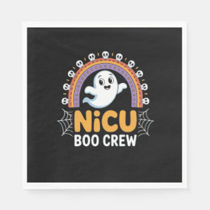 Boo Crew Nurse Halloween for Nurses Ghost Essentia Napkin