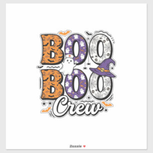 Boo Crew Nurse Halloween Vintage Shirt Design_1