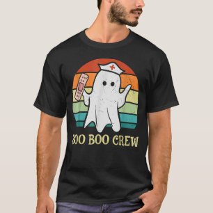 Boo Crew Nursing Life RN LPN CNA Healthcare Nurse T-Shirt