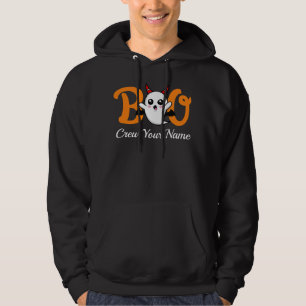 Boo Crew Orange Halloween Family matching Hoodie