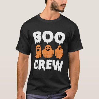 Boo Crew Orange Halloween Family Matching T-Shirt
