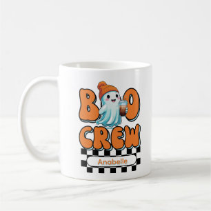 Boo Crew Orange Personalised Coffee Mug