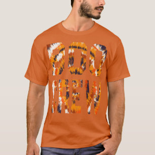Boo Crew Orange Tie Dye Matching Halloween Haunte T-Shirt