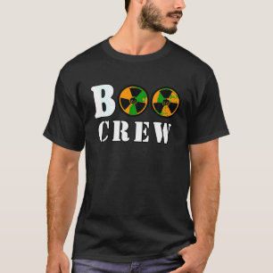 Boo Crew Radioactive Warning Sign Halloween T-Shirt