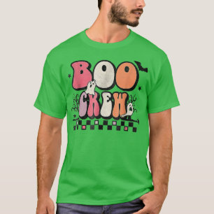 Boo Crew Retro Halloween Matching Family Group Nur T-Shirt